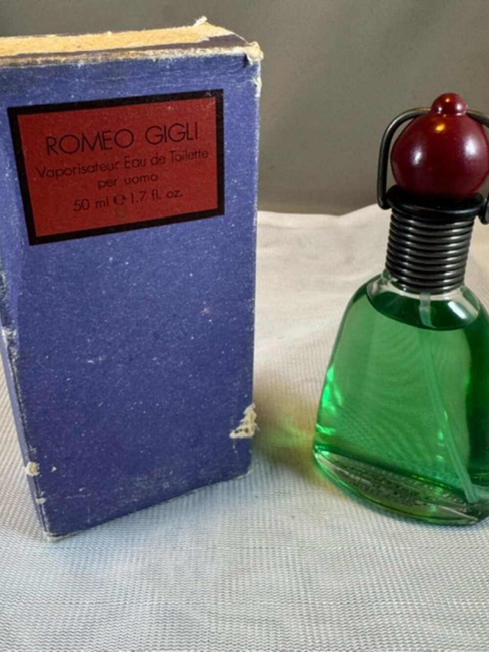 Romeo Gigl Eau De Toilette Spray for Men 1.7oz New Damaged Opened Box $130 RARE